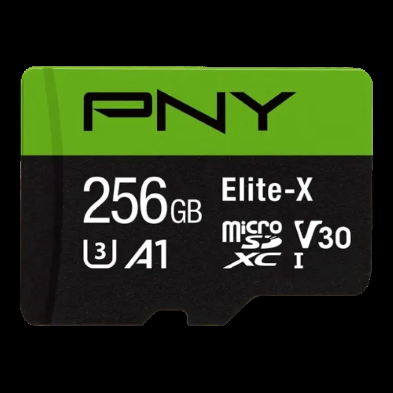 PNY Elite-X 256GB Class 10 U3 V30 microSDXC Memory Card
