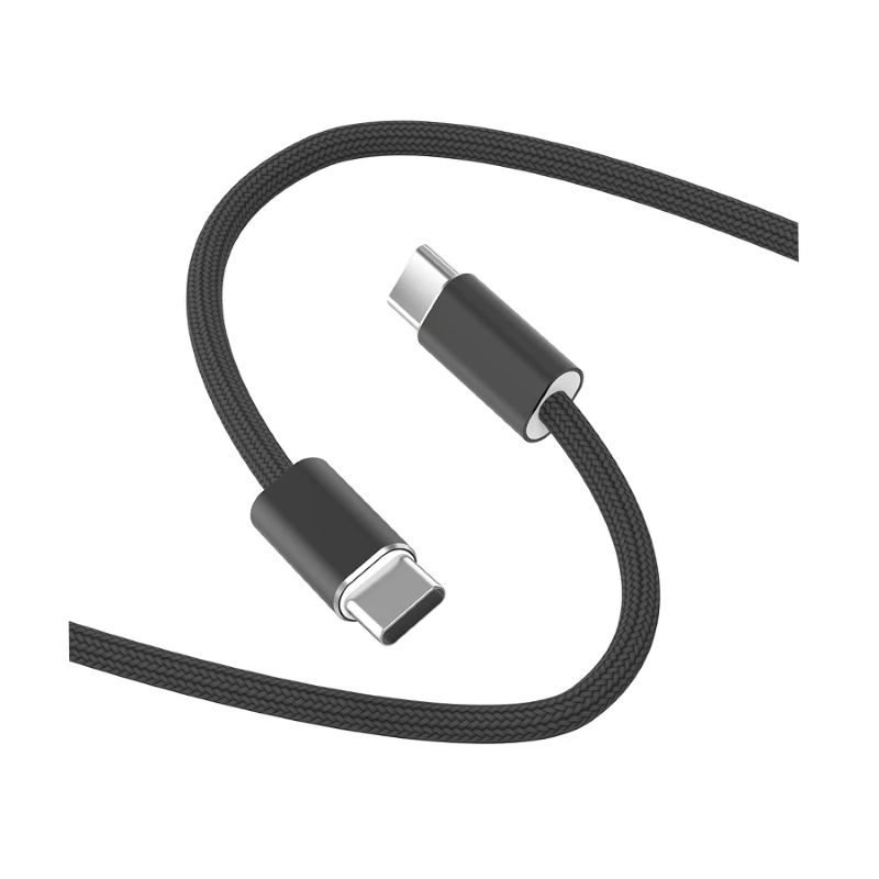Wiwu Essen USB Type-C Male to Male, 1.5 Meter, Black Charging & Data Cable